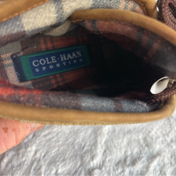 Cole Haan Boots- Sporting/Hiking Two Tone Brown Leather Boots size 6.5 - Picture 8 of 11